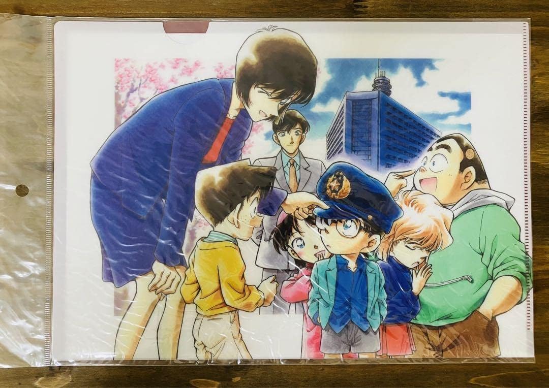 Amazon.co.jp: コナン 複製原画 クリアファイル 少年探偵団 警察柄